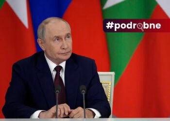 Ruský prezident Vladimir Putin se nepřátelstvím vůči Západu nijak netají. FOTO Alexander Zemlianichenko / Pool / AP Photo /SITA