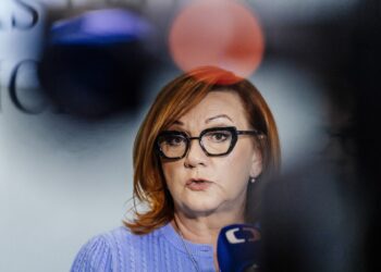 Ministryně financí Alena Schillerová představila na začátku týdne státní rozpočet se schodkem 389 miliard korun. Foto: Petr Topič / MFDNES + LN / Profimedia