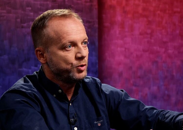 Generálny manažér klubu AS Trenčín Róbert Rybníček ve studiu Téma.21.