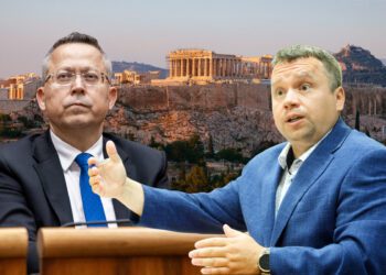 Slovensku podľa neho pre vysoké dlhy hrozí takzvaná grécka cesta.Minister financií Ladislav Kamenický (vľavo) v rastúcom zadlžení Slovenska nevidí zásadný problém, predseda Rady pre rozpočtovú zodpovednosť Ján Tóth však varuje pred dôsledkami vysokých deficitov a narastajúceho štátneho dlhu. Slovensku podľa neho pre vysoké dlhy hrozí takzvaná grécka cesta. FOTO: SITA/Branislav Bibel, Kancelária NR SR, Alexander Popkov/engineerontour.com/CC BY-SA 4.0. FOTOKOLÁŽ: redakcia